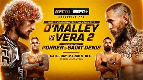 ufc 299 full replay|sean o'malley vs chito vera 2 full fight.